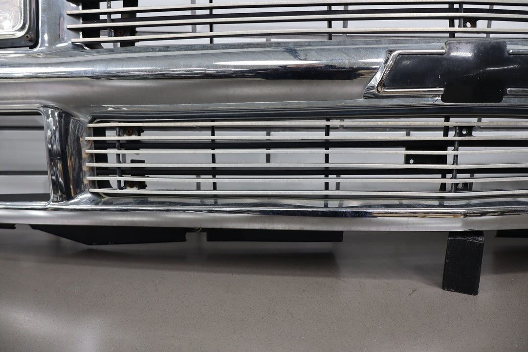 88 - 98 Chevy C/K Truck Chrome Grille with Lights