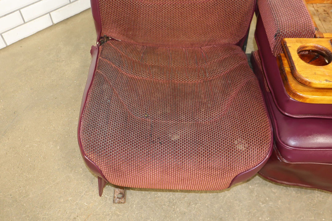 88 - 98 Chevy C/K Truck GMT400 Extended Cab Custom Seat Set (See Photos) Red