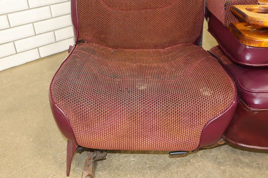 88 - 98 Chevy C/K Truck GMT400 Extended Cab Custom Seat Set (See Photos) Red