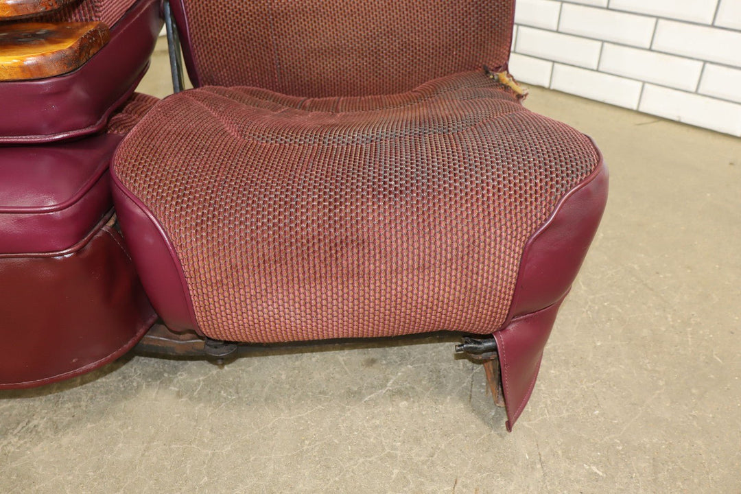 88 - 98 Chevy C/K Truck GMT400 Extended Cab Custom Seat Set (See Photos) Red