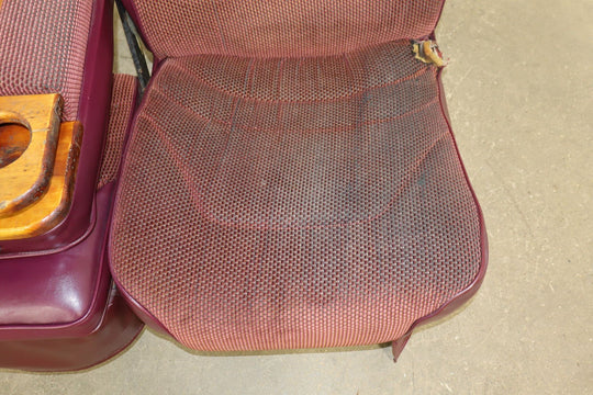 88 - 98 Chevy C/K Truck GMT400 Extended Cab Custom Seat Set (See Photos) Red