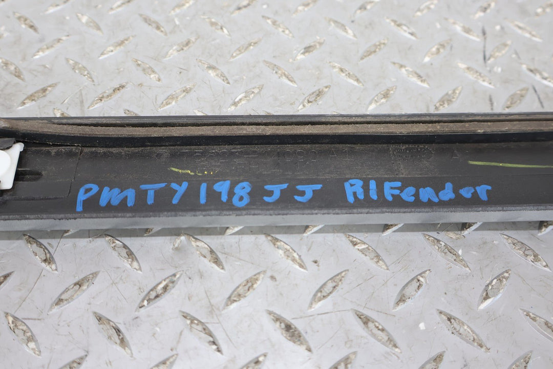 89 - 92 Toyota Supra Turbo MK3 Front Right RH Fender Moulding (Sunfaded Gray)