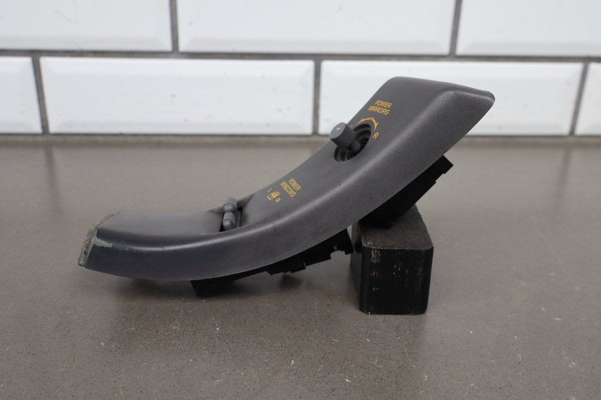 90-91 Chevrolet Corvette C4 - Front Door Window, Mirror Switch W/ Bezel (Amber)