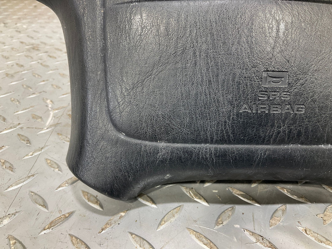 90 - 92 Toyota Supra Left Driver Steering Wheel Airbag Black Trim