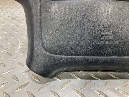90 - 92 Toyota Supra Left Driver Steering Wheel Airbag Black Trim