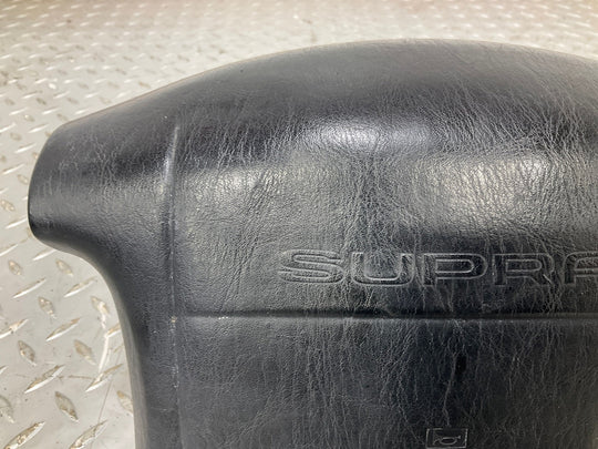 90 - 92 Toyota Supra Left Driver Steering Wheel Airbag Black Trim