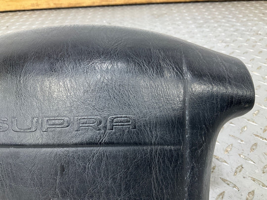 90 - 92 Toyota Supra Left Driver Steering Wheel Airbag Black Trim