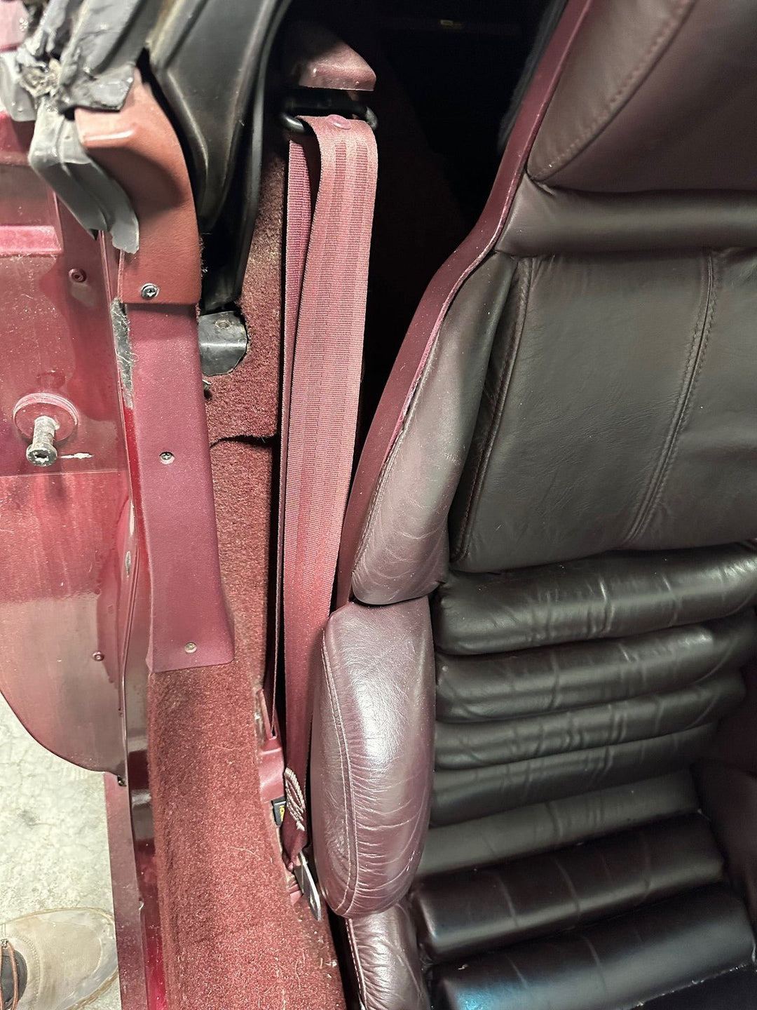 90 - 93 Chevy C4 Corvette Front Right RH Seat Belt Retractor (Ruby Red 93) Tested