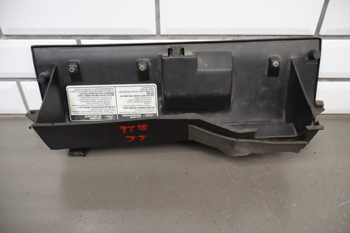 90-93 Ford Mustang (Fox) Dash Pad Black Less Cluster