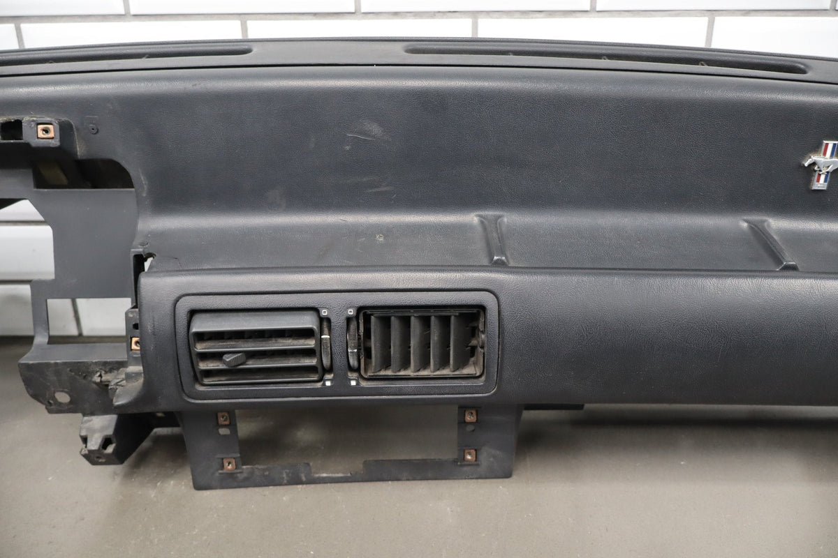 90-93 Ford Mustang (Fox) Dash Pad Black Less Cluster