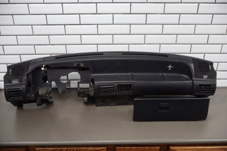 90-93 Ford Mustang (Fox) Dash Pad Black Less Cluster