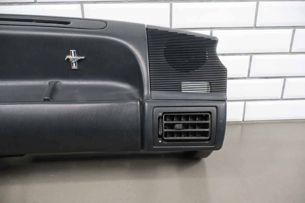 90-93 Ford Mustang (Fox) Dash Pad Black Less Cluster
