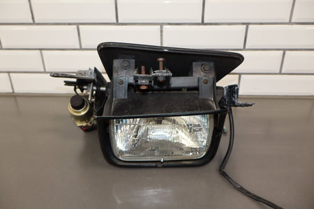 90-96 C4 Corvette Right Passenger Headlight Lamp W/ Cap &amp; Motor