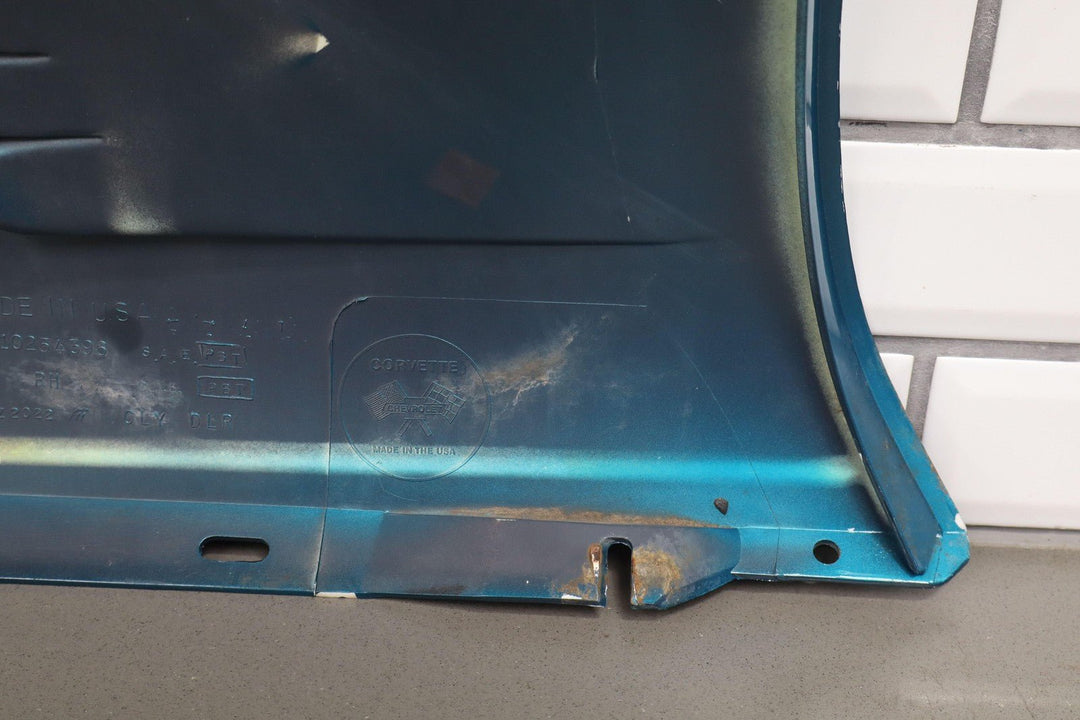 91 - 96 Chevy C4 Corvette Right Passenger Fender Bright Aqua Metallic (43U)