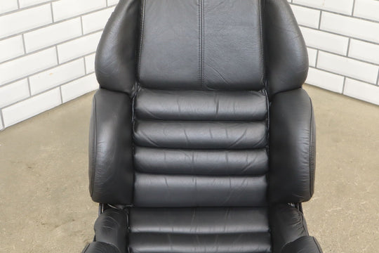 92 - 93 Corvette Right Passenger Leather Bucket Seat W/O Seat Track