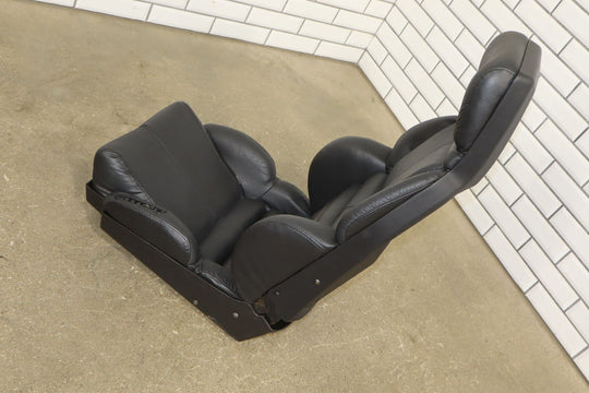 92 - 93 Corvette Right Passenger Leather Bucket Seat W/O Seat Track