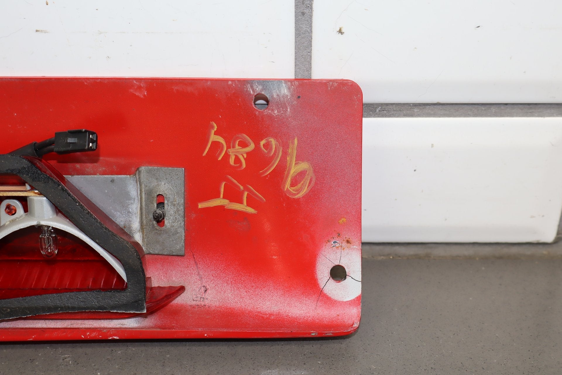 92-95 Dodge Viper RT/10 OEM 3rd Brake Light LED with Red Trim Panel
