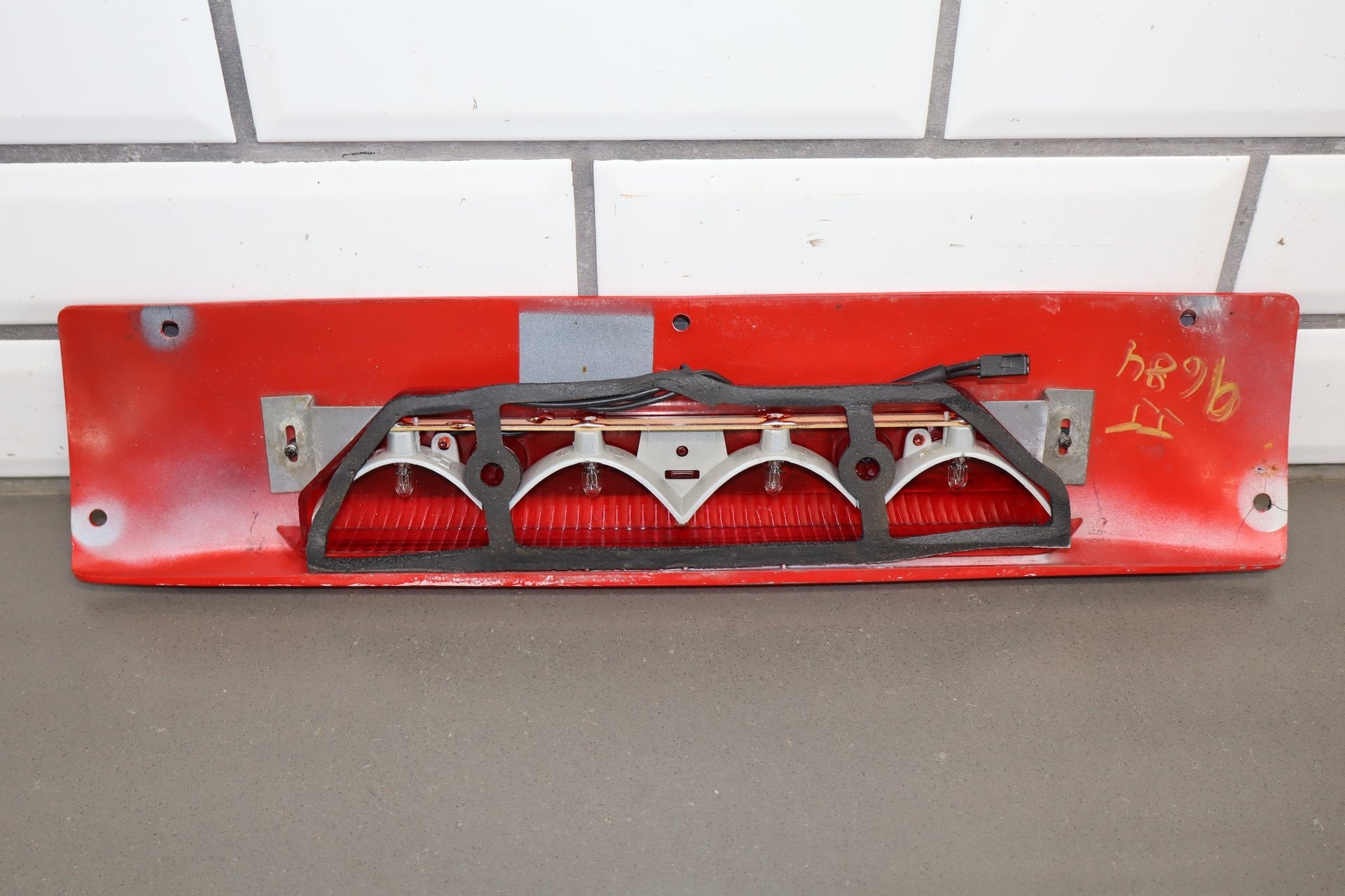 92-95 Dodge Viper RT/10 OEM 3rd Brake Light LED with Red Trim Panel