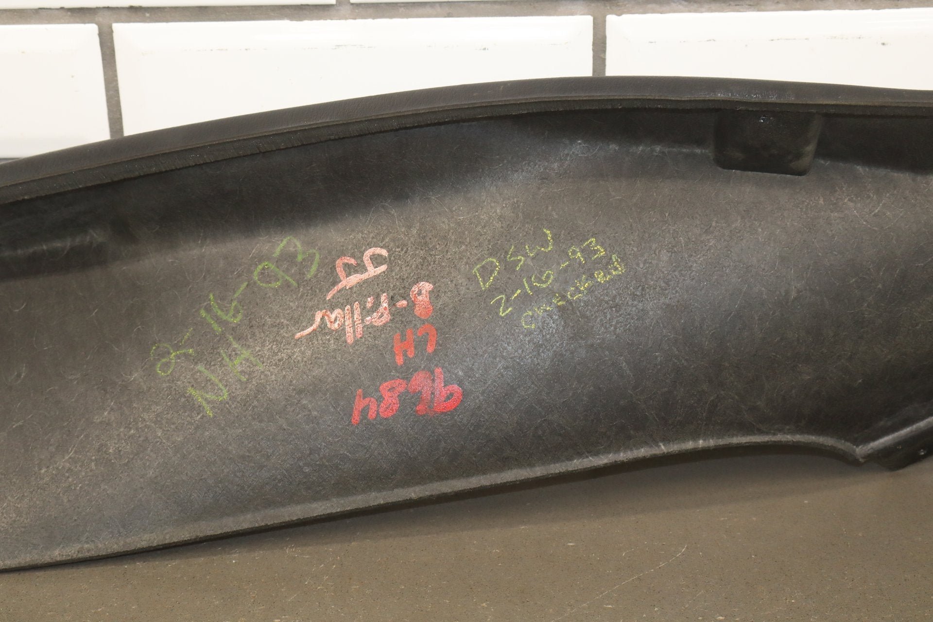 92-95 Dodge Viper RT/10 OEM LH Interior B-Pillar Trim Black