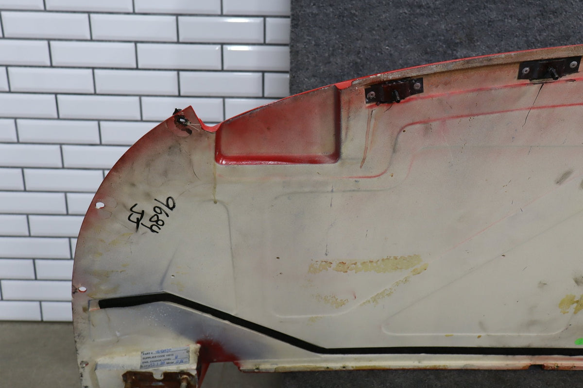 92-95 Dodge Viper RT/10 OEM Rear Window Surround Bulkhead Panel Red
