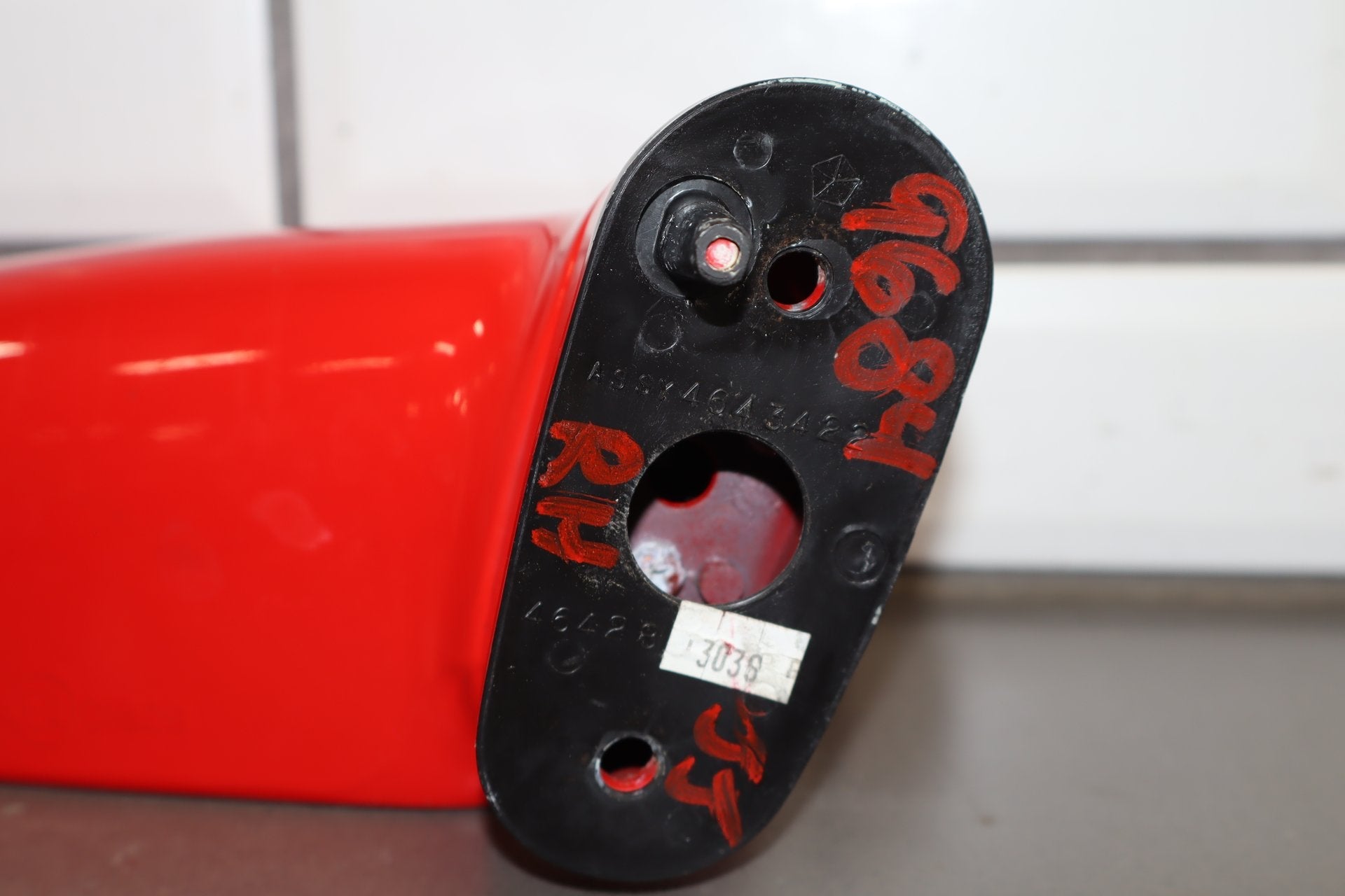 92-95 Dodge Viper RT/10 OEM RH Door Mirror 4643214 Red Low 15k Miles