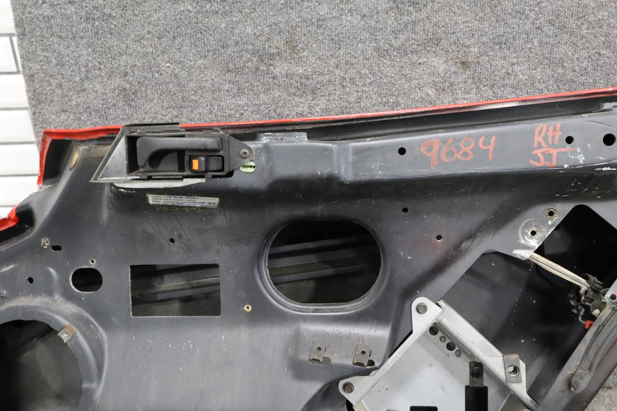 92-95 Dodge Viper RT/10 OEM RH Door Shell Viper Red Heavy Damage