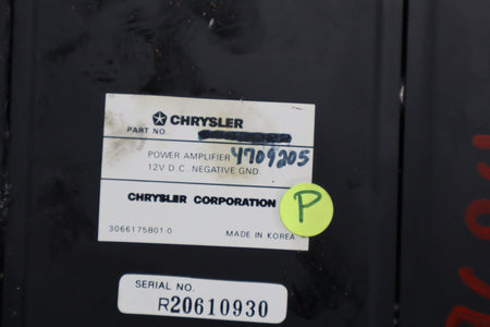 92-95 Dodge Viper RT/10 OEM RH Radio Amplifier 4709205