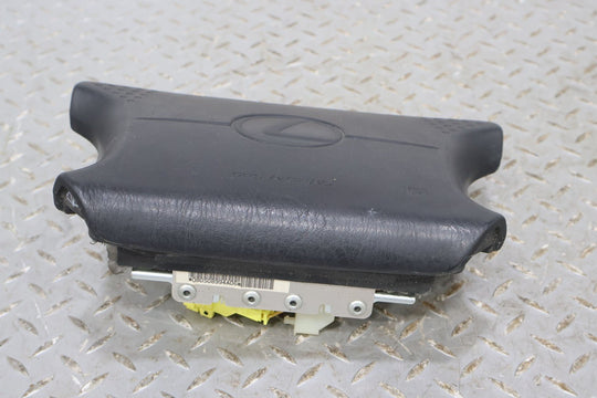 92 - 97 Lexus SC300 Left Driver Steering Wheel Airbag Black Trim