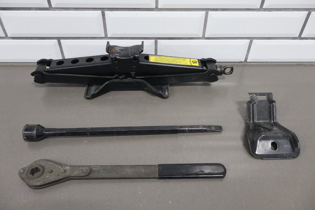 92 - 98 OBS Chevy GMC Spare Tire Scissor Jack Tool Kit Storage Bracket SET SUV GM