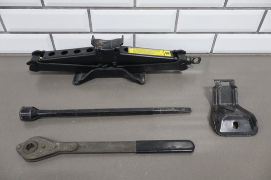 92 - 98 OBS Chevy GMC Spare Tire Scissor Jack Tool Kit Storage Bracket SET SUV GM