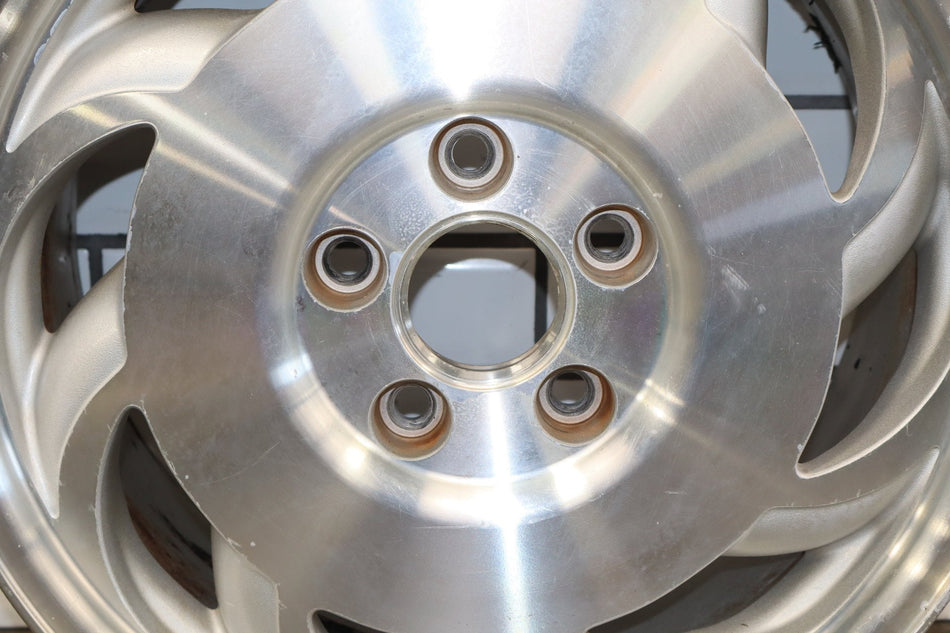 93-96 Chevrolet Corvette C4 Right RH 17x8.5 Machined Finish Sawblade Wheel OEM