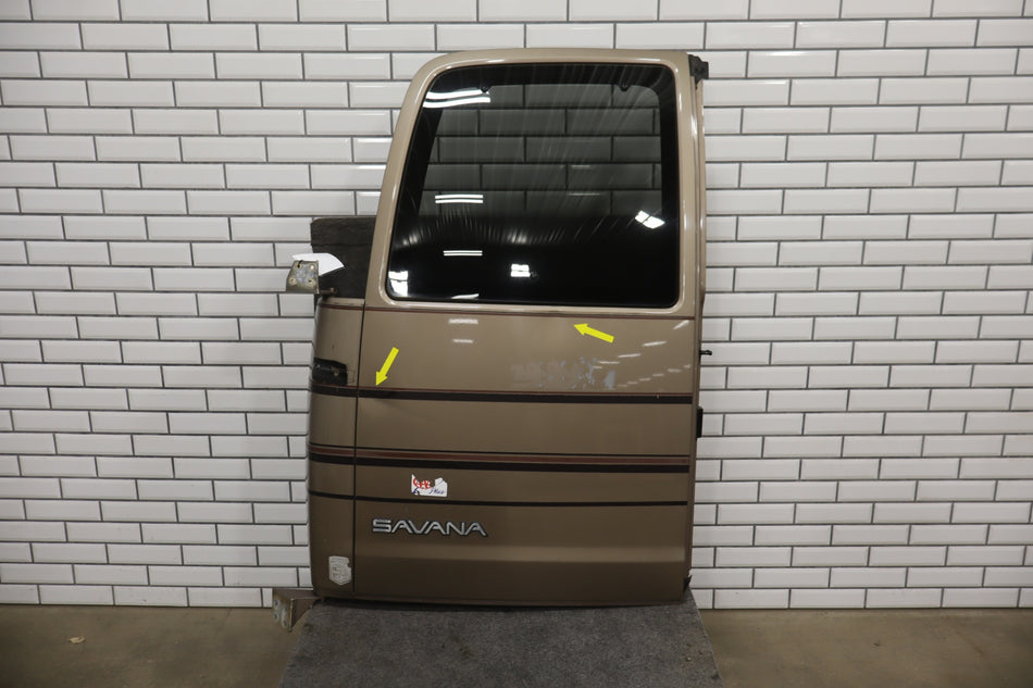 1996-2025 GMC Savana Chevrolet Express Left Rear Back Barn Door W/ Glass Custom