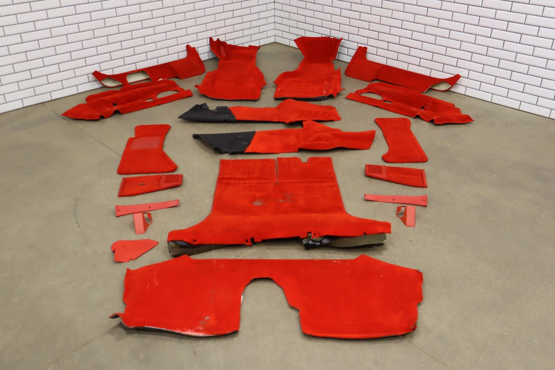 94 - 96 C4 Corvette Coupe Cabin & Trunk Carpet & Trim Cleanout