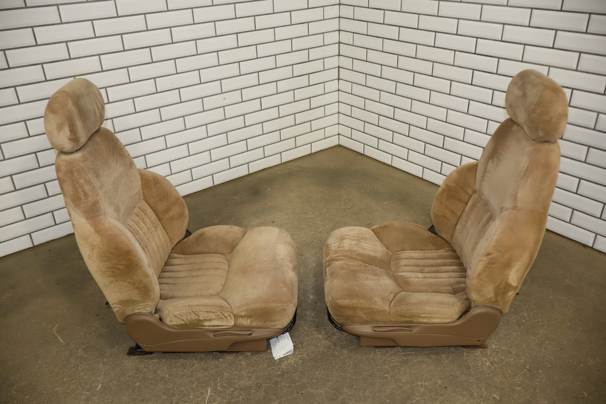 94-96 Pontiac Grand Prix Coupe Cloth Seat Set (Beige 64 Burns)