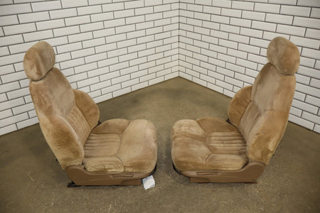 94-96 Pontiac Grand Prix Coupe Cloth Seat Set (Beige 64 Burns)