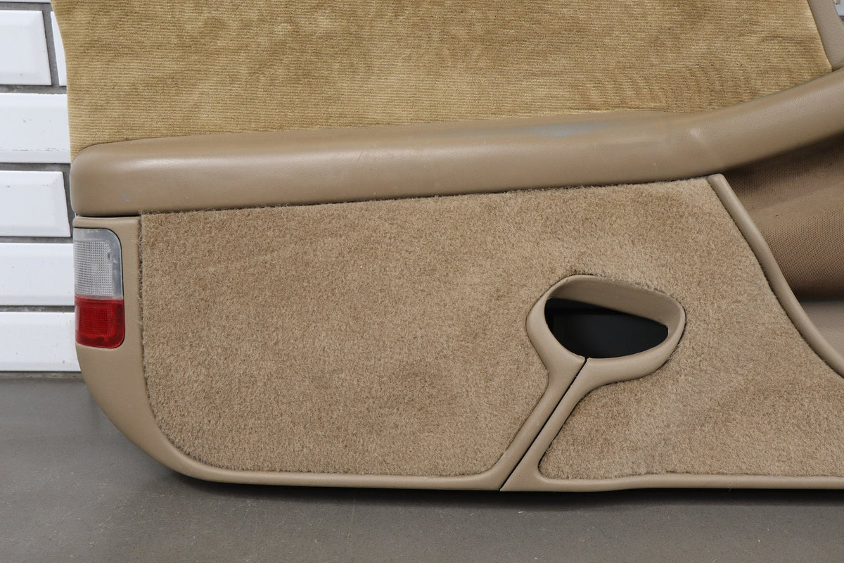 94-96 Pontiac Grand Prix Coupe Door Panels Pair (Beige Burns)