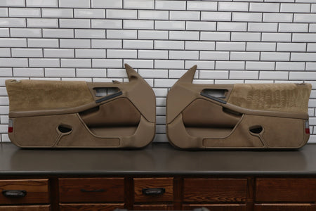 94-96 Pontiac Grand Prix Coupe Door Panels Pair (Beige Burns)