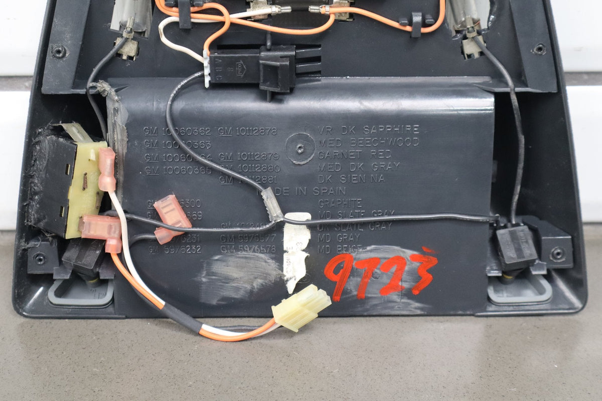 94-96 Pontiac Grand Prix Coupe Sunroof Overhead Console
