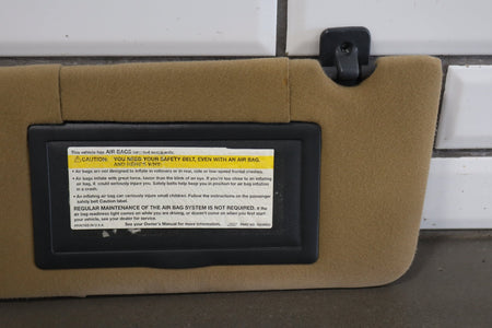 94-96 Pontiac Grand Prix Sun Visor Pair Lighted (Beige 64 Tear)