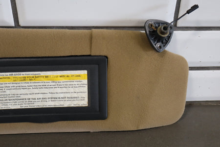 94-96 Pontiac Grand Prix Sun Visor Pair Lighted (Beige 64 Tear)