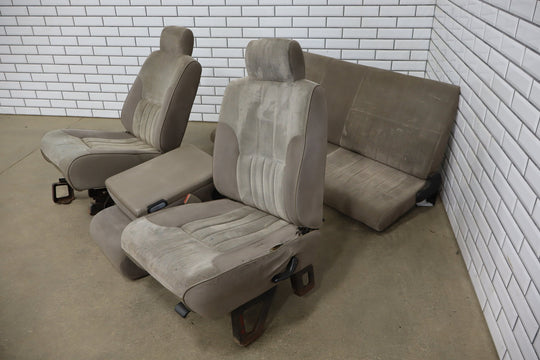 94 - 97 Dodge Ram 2nd Gen Extended Cab Seat Set Front/Rear See Photos