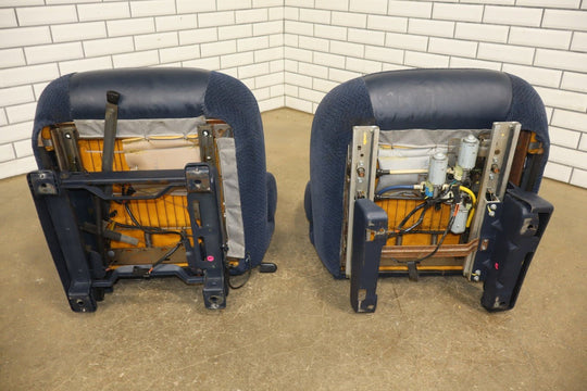 95 - 98 Chevy C/K Truck GMT400 OBS Extended Cab Cloth Seat Set Front/Rear Blue