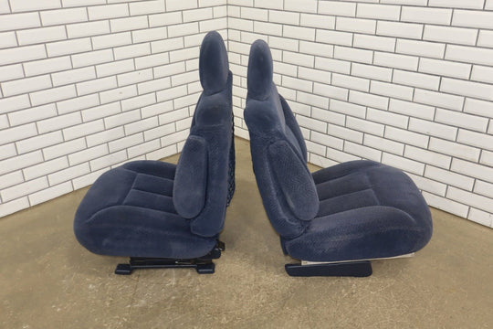95 - 98 Chevy C/K Truck GMT400 OBS Extended Cab Cloth Seat Set Front/Rear Blue