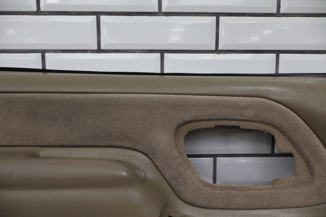 95 - 98 Chevy GMC C/K Truck Driver Left Front Interior Door Panel (Neutral)