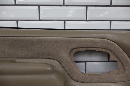 95 - 98 Chevy GMC C/K Truck Driver Left Front Interior Door Panel (Neutral)
