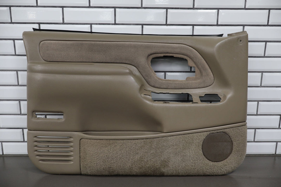 95 - 98 Chevy GMC C/K Truck Driver Left Front Interior Door Panel (Neutral)