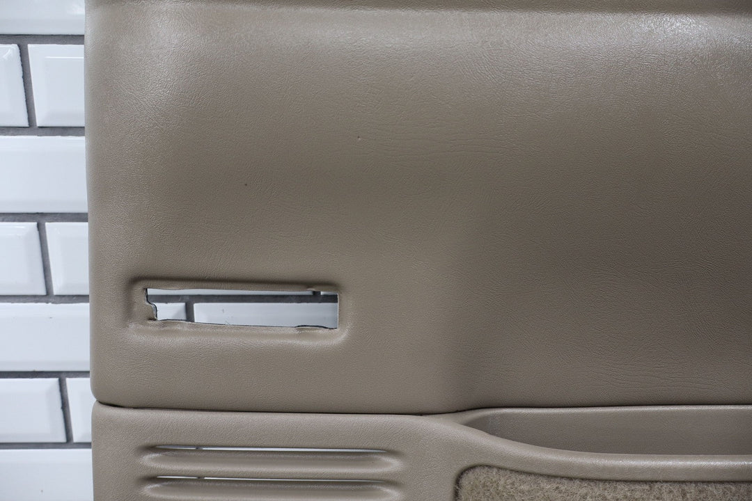 95 - 98 Chevy GMC C/K Truck Driver Left Front Interior Door Panel (Neutral)