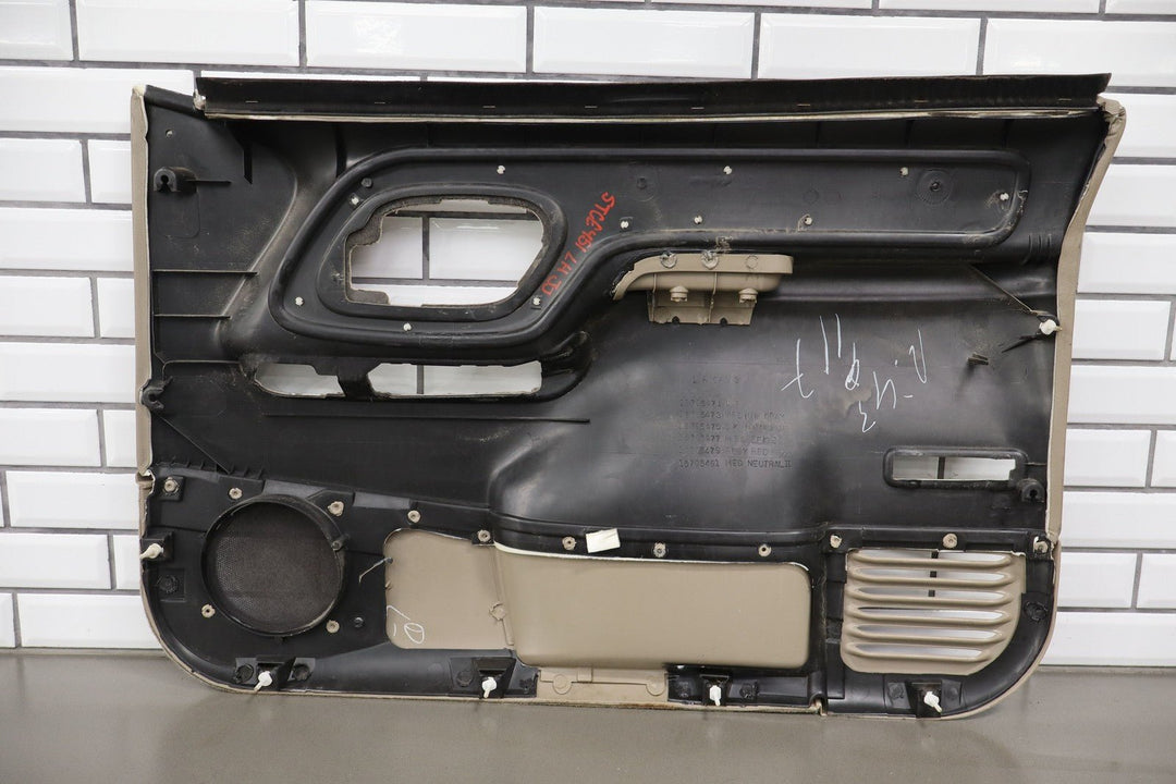 95 - 98 Chevy GMC C/K Truck Driver Left Front Interior Door Panel (Neutral)