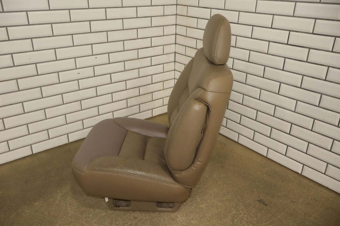 95 - 98 Chevy Suburban Tahoe GMT400 Right RH Front Leather Seat (Neutral 52D)