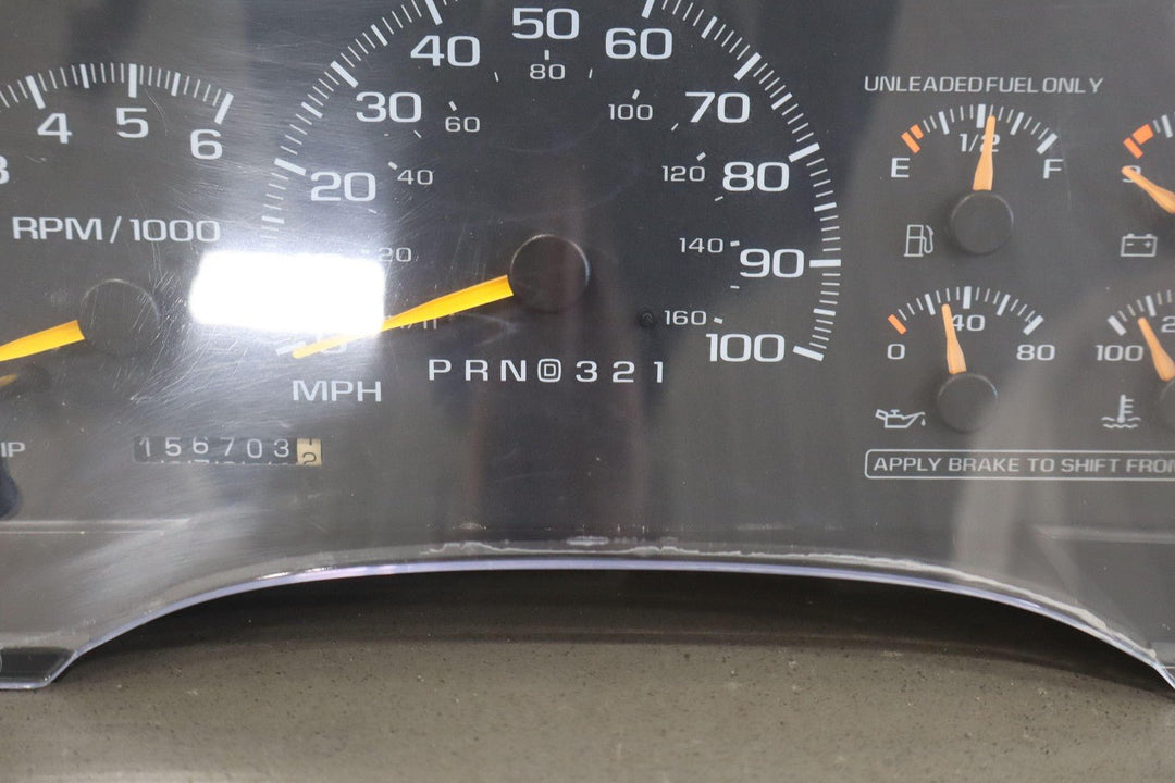 95 - 99 Chevy GMC GMT400 7.4L 454 Speedometer Cluster Tested 212K 16207735